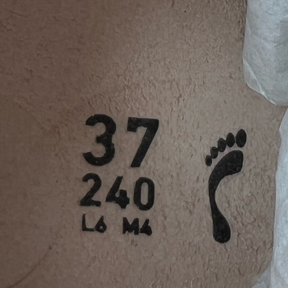 Birkenstock Bend Low Suede Embossed Corduroy Sneaker Antique White Women 6 EU37 - Picture 9 of 10